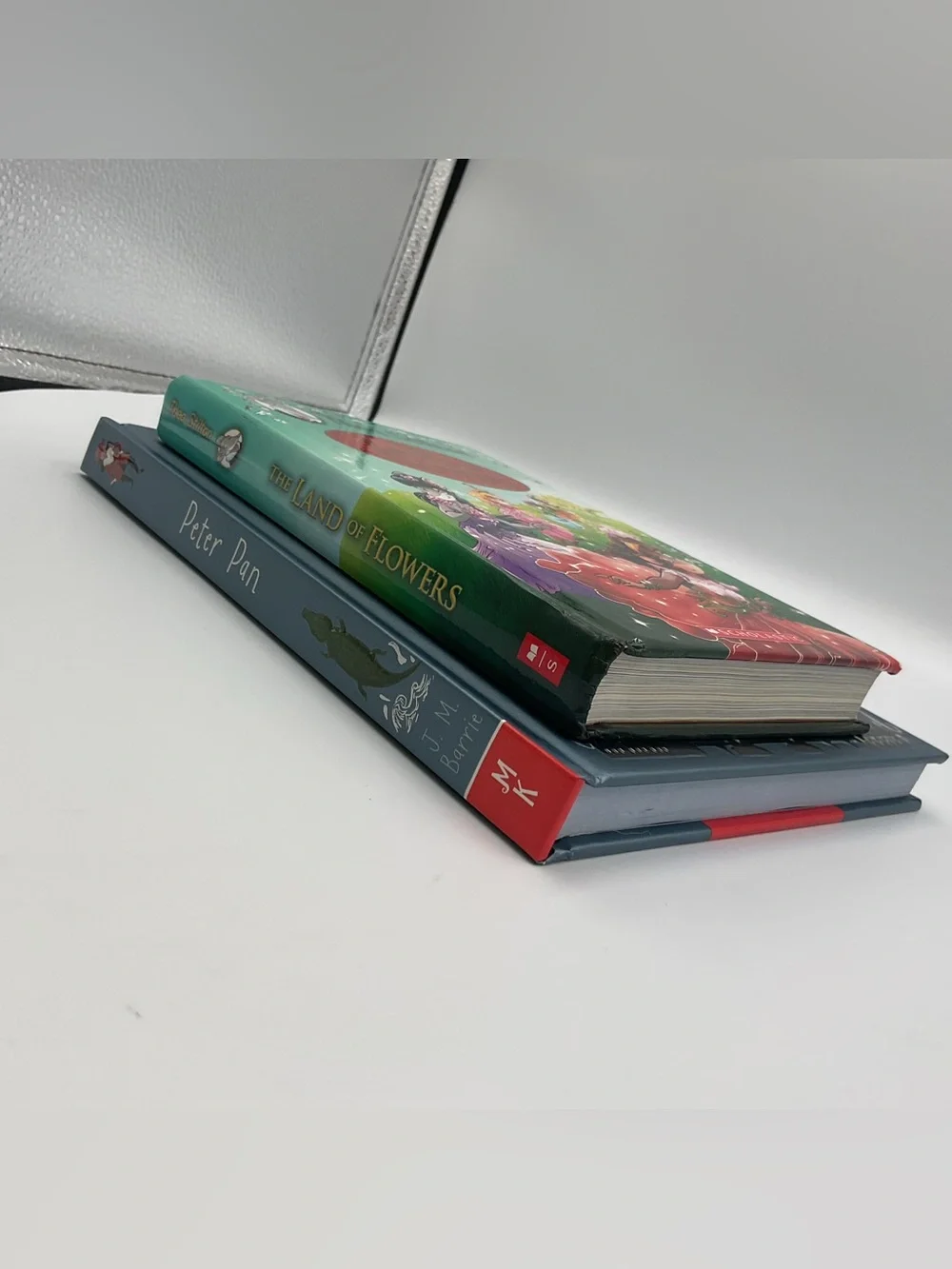 Lot x2 Illustrated Adventure Story Books Peter Pan Thea Stilton Land of Flowers
